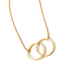 Double Circle Necklace